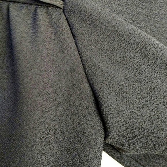 RARE Vintage Cezanne Midnight Navy Cocktail Dress, Statement Shoulders, Fits 8 - Picture 10 of 10